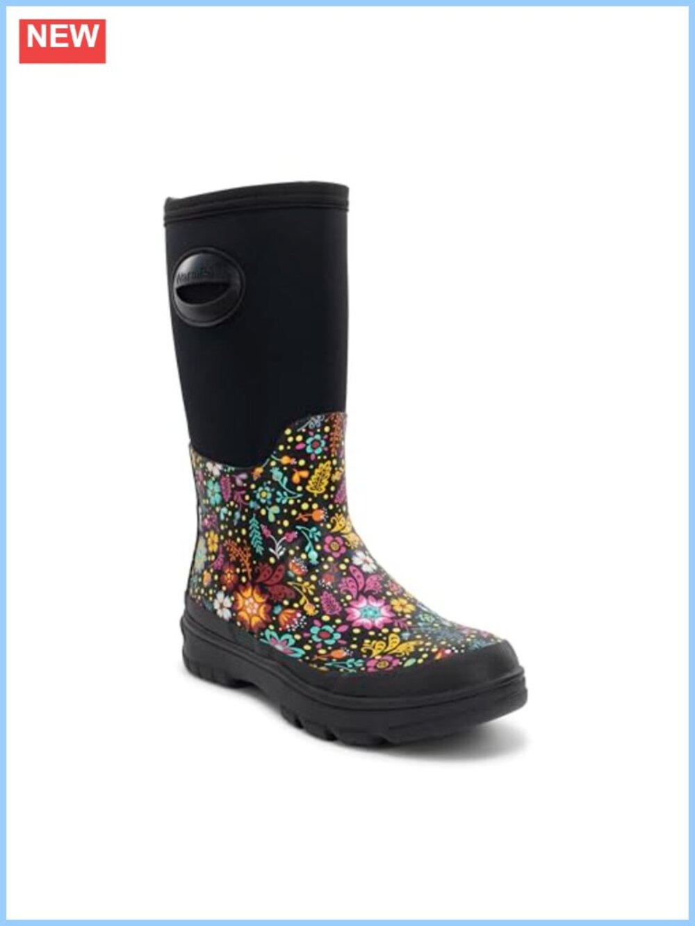 Waterproof Insulated Neoprene Mid Cold Weather Boot Fleece Lined Memory Foam